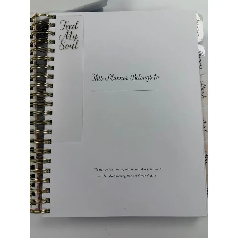 Planner for the Cross Stitcher's Soul 2026 Spiral Bound NIB Damaged Box
